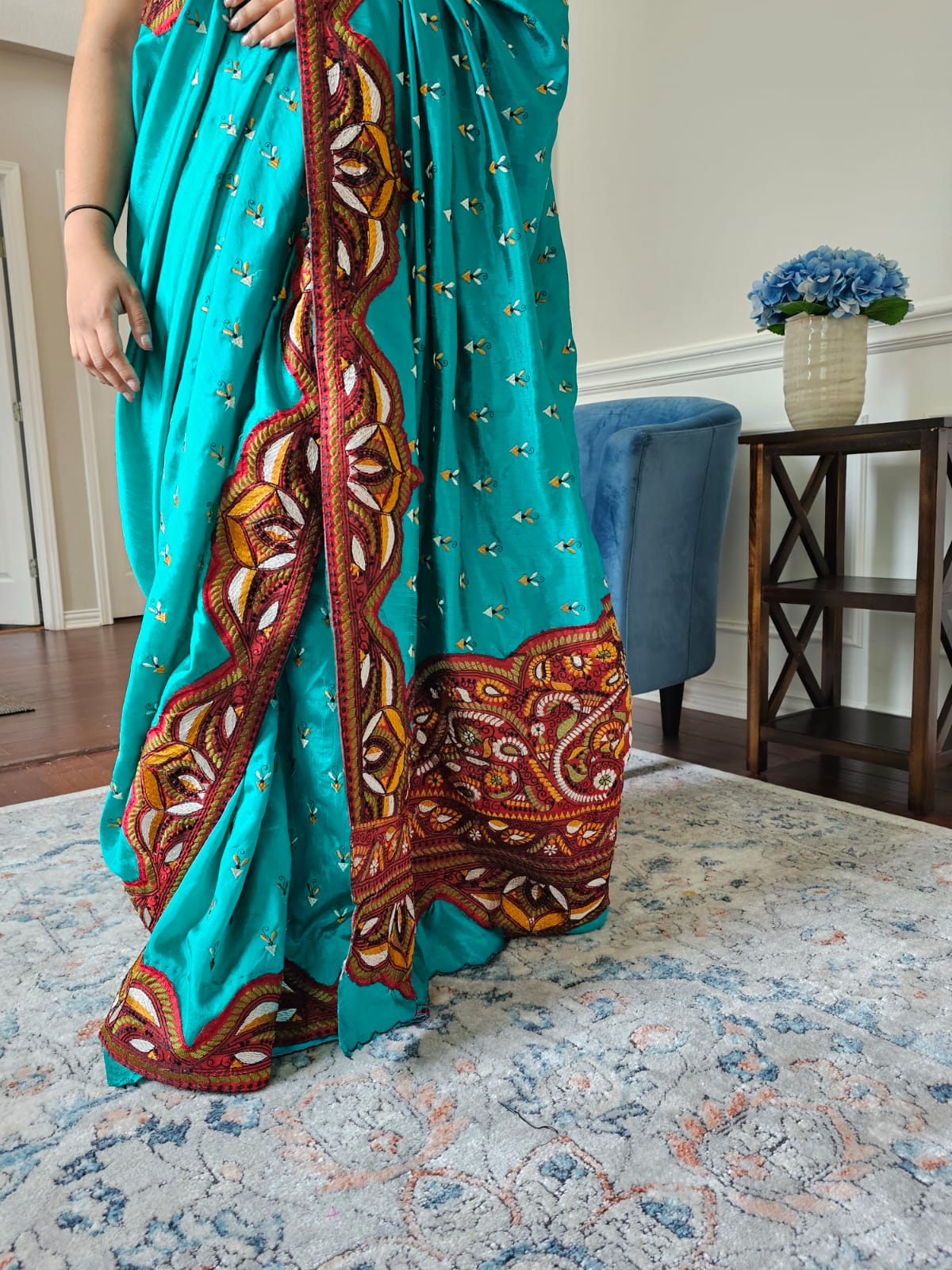 Silk Saree w embroidery